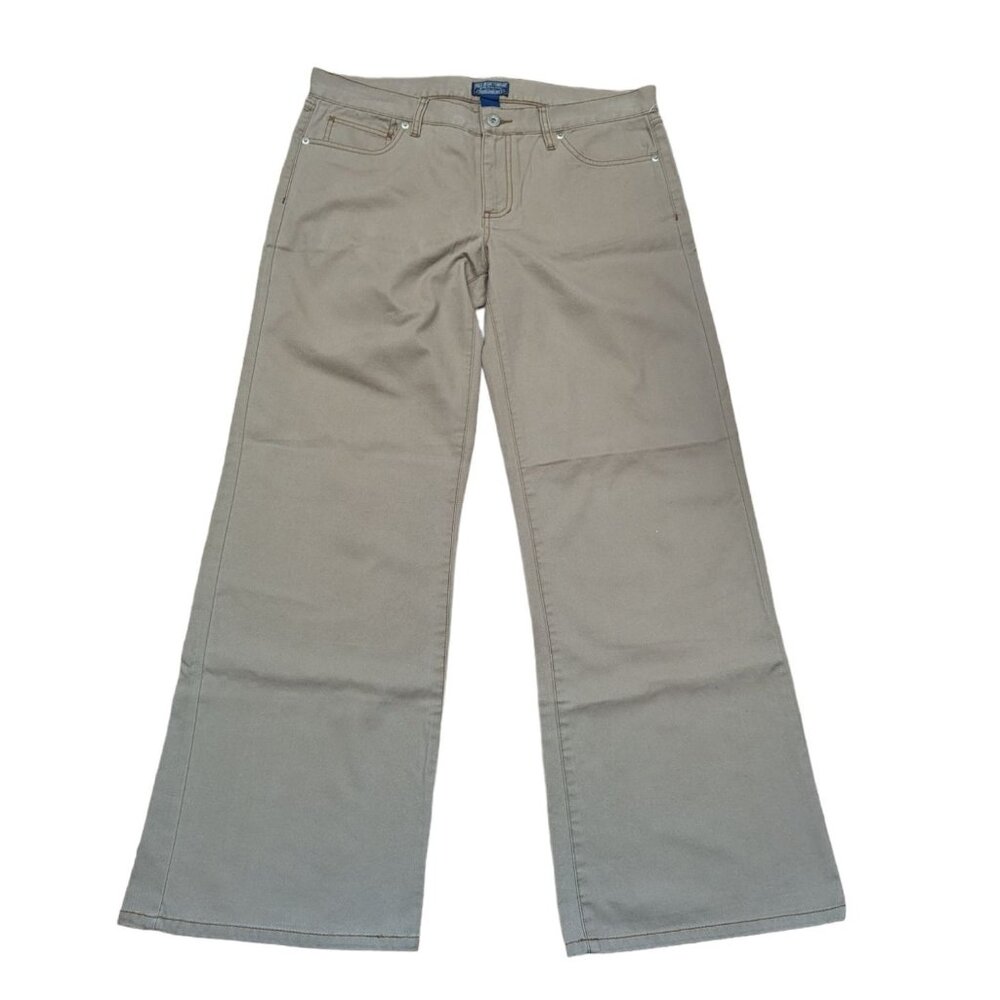 Vintage Ralph Lauren Polo Jeans Company Khaki Wide Leg Tawny Jeans Size 12X32